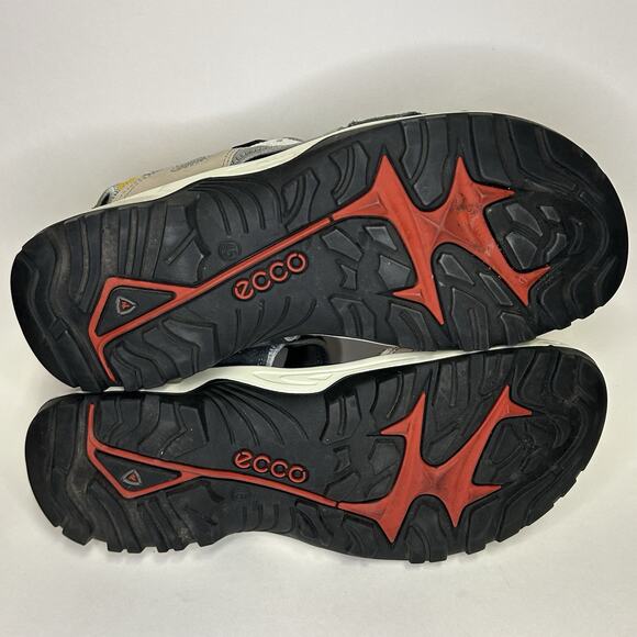Ecco Offroad Yucatan Mens 11 Sandals Yellow Gray Hiking Sports Comfort Support main image 9